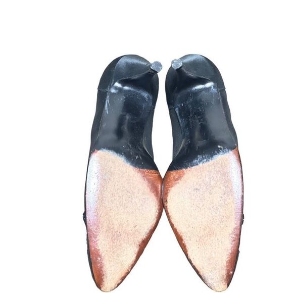 Stuart Weitzman for Mr. Seymour Vintage Embellished Mesh Pump Size 7 Narrow - Picture 4 of 5